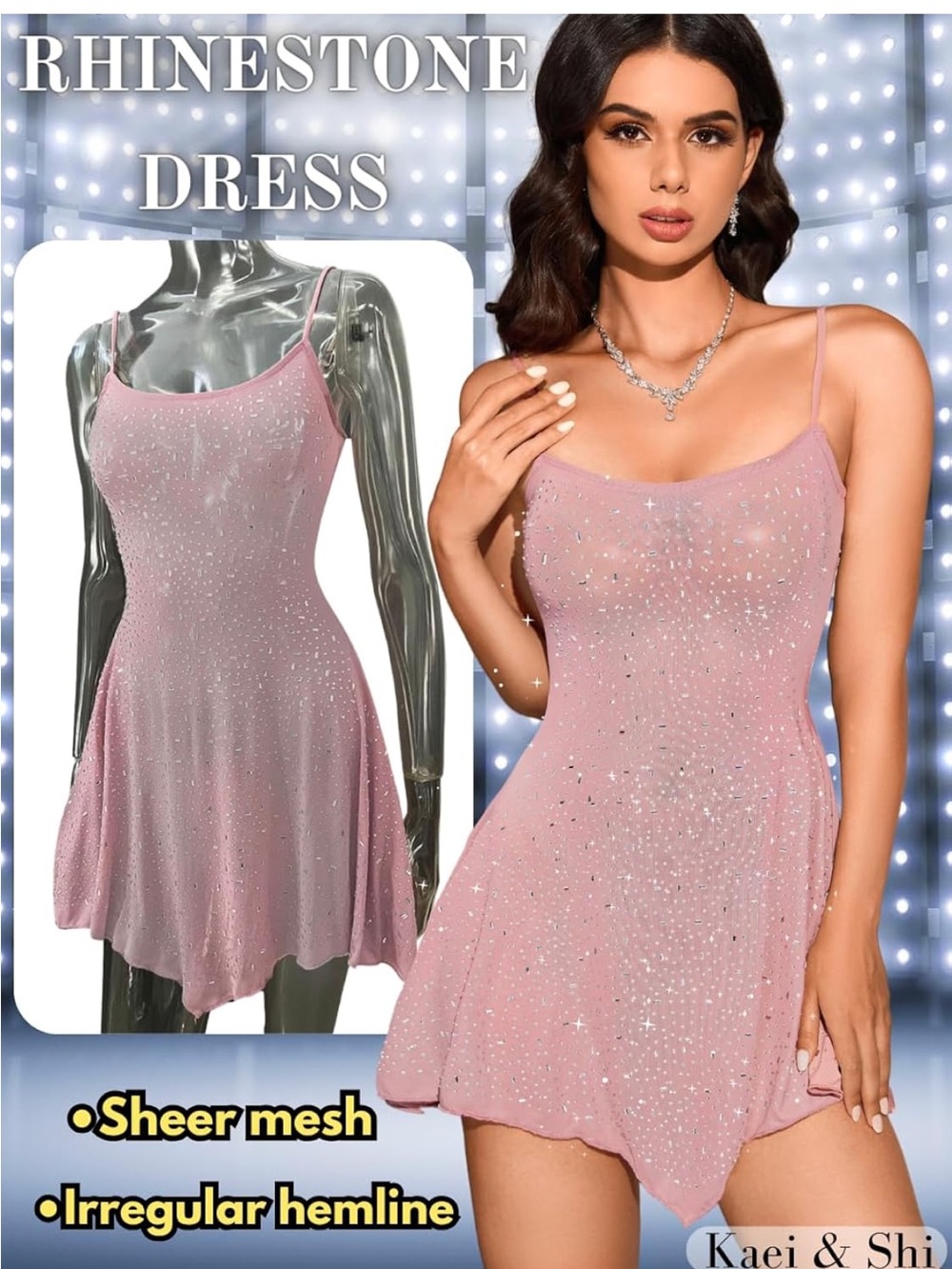 Rhinestone dress